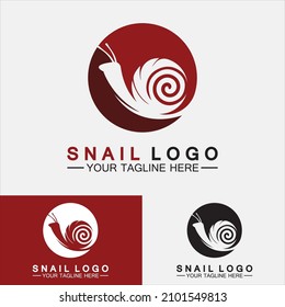 Logotipo de caracol vector de inspiración de diseño moderno creativo