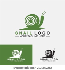 Logotipo de caracol vector de inspiración de diseño moderno creativo