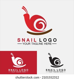 Logotipo de caracol vector de inspiración de diseño moderno creativo