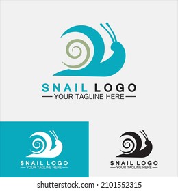 Snail Logo creative modern design inspiration vector