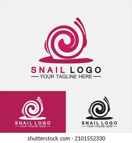 Snail Logo creative modern design inspiration vector