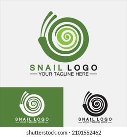 Snail Logo creative modern design inspiration vector