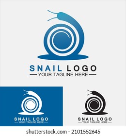 Snail Logo creative modern design inspiration vector