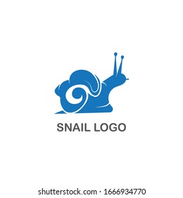 Snail logo creative template vector icon illustration design