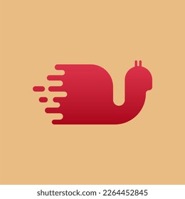 Snail logo design concept. Snail logo design template. Mollusca logo design for business and other