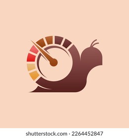 Concepto de diseño de logo de caracol. Plantilla de diseño de logotipo de caracol. Diseño del logo de Mollusca para empresas y otros