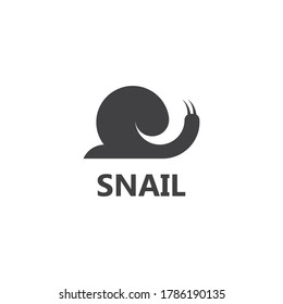 Snail logo illustration vector template icon design