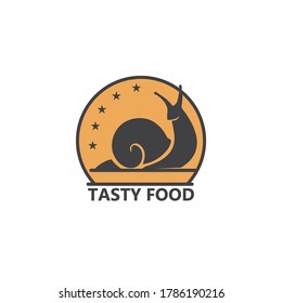 Snail logo illustration vector template icon design