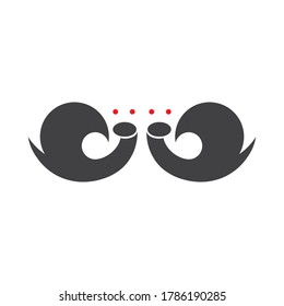 Snail logo illustration vector template icon design