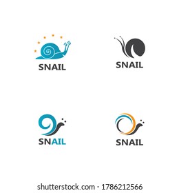 Snail logo illustration vector template icon design