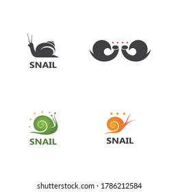 Snail logo illustration vector template icon design