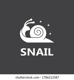 Snail logo illustration vector template icon design