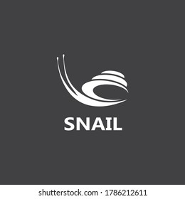 Snail logo illustration vector template icon design