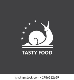 Snail logo illustration vector template icon design