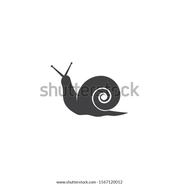 Snail Logo Illustration Vector Template Stock Vector (Royalty Free ...