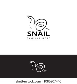 snail logo template design