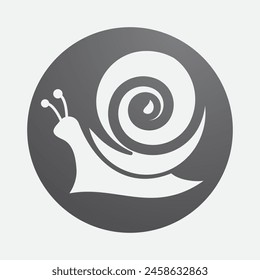 Snail logo template illustration vector design