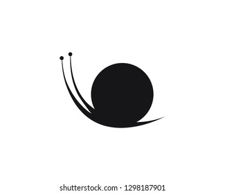 snail logo template vector icon illustration design