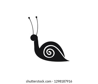 snail logo template vector icon illustration design