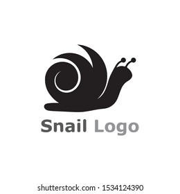 Snail logo template vector icon illustration design