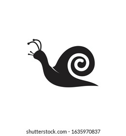 snail logo template vector icon illustration design