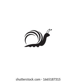 diseño de ilustración de icono vectorial de plantilla de logotipo de caracol