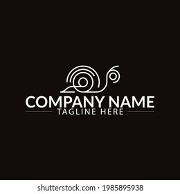 snail logo template vector icon illustration