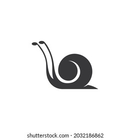 snail logo template vector icon illustration design