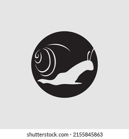 Logo-Vektorgrafik-Design-Vorlage für Schnecken