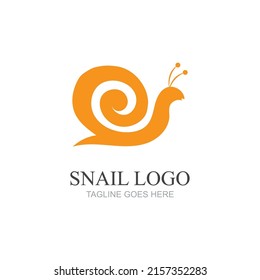 Snail logo vector design illustration template