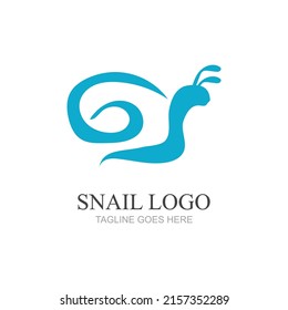 Snail logo vector design illustration template
