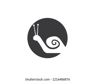 snail logo vector icon illustration design