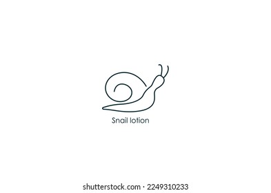snail lotion icon vector illustration 