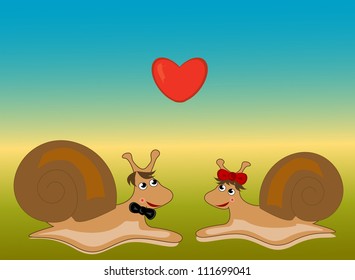 Snail in love