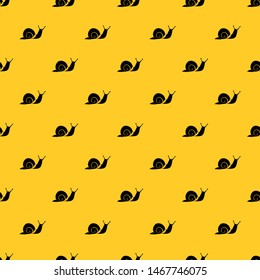 Snail pattern seamless vector repeat geometric yellow for any design