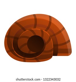 Snail sea icon. Cartoon of snail sea vector icon for web design isolated on white background