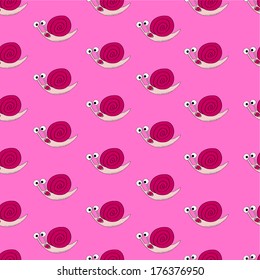 Snail Seamless Pattern