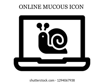 Snail search icon. Editable Snail search icon for web or mobile.