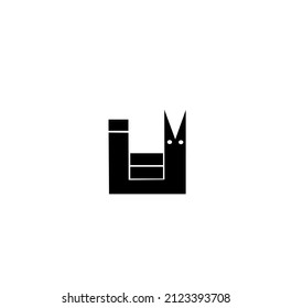 snail shaped letter I logo vector illustration, flat style. suitable for business, posters, cards, banners