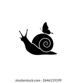Snail shell butterfly nature wildlife insect.