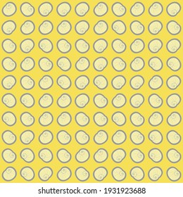 Snail shells seamless vector pattern in illuminating yellow and ultimate gray. Surface print design for fabrics, stationery, scrapbook paper, gift wrap, summertime textiles, backgrounds, and packaging