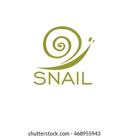 Snail Signs Symbols Isolated On White Stock Vector (Royalty Free ...