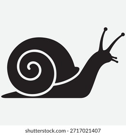 Snail silhouette design Silhouette simple snail