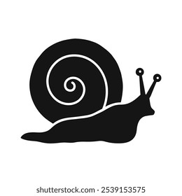 Snail silhouette vector logo icon designs, snail logo, nature animal icon, wildlife logo, design symbol