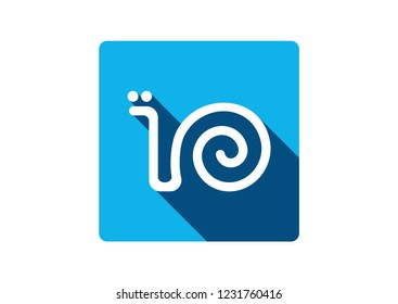 snail simple logo