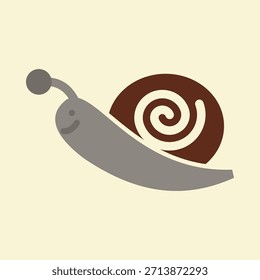 Schnecke smart trendy bunten Vektor wunderschönes Design nützlich Illustration bunten Hintergrund.eps