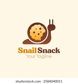 Snail Snacks Logo Design Template. Good for Business, Agency, Community and Organization