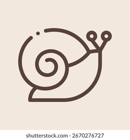 Snail symbol artwork trendy useful vector Illustration design charming colorful background.eps