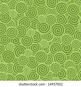 snail texture in spiral, green color