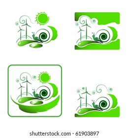 snail travel on leaf